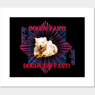 Fast Dogs Can Fly Posters and Art